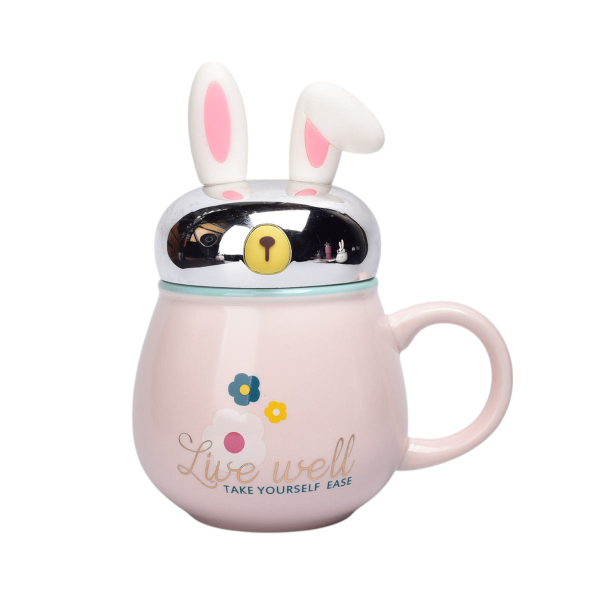mug pocillo ceramica diseño conejo 400ml dim:16x10