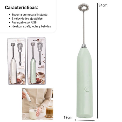 BATIDOR ELECTRICO PLASTICO PORTATIL MEZCLADOR DIM:34X14CM
