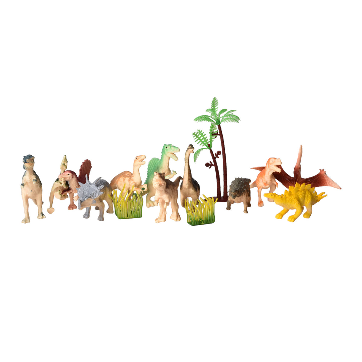 set dinosaurios juguete didactico plastico colección niños