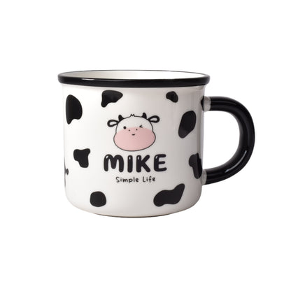 MUG POCILLO DISEÑO DE VACAS CERAMICA DE 350ML DIM:8X8X8