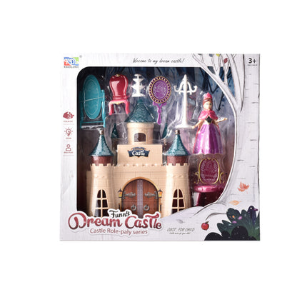 CASTILLO DE PRINCESAS CON ACCESORIOS DIM: 30x28x7