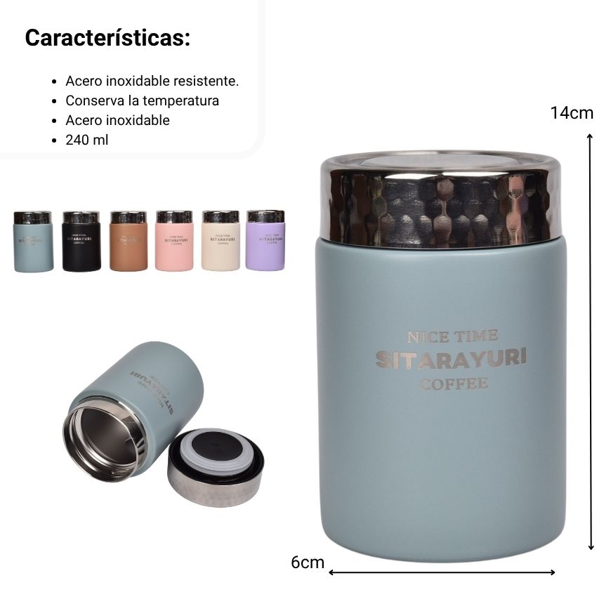 termos acero inoxidable 240ml