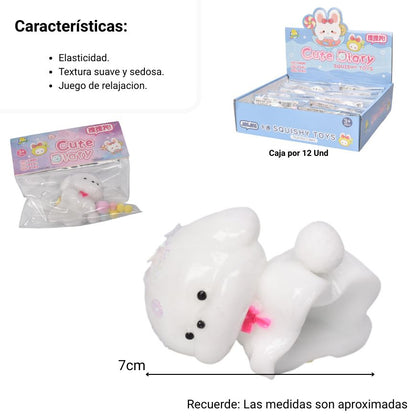 SQUISHY ANTI ESTRES ELASTICO CAUCHO DIM:13X15CM