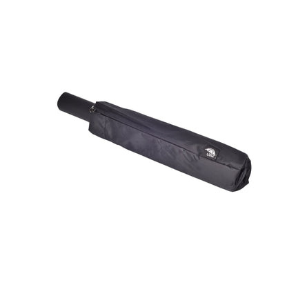 SOMBRILLA DOBLE AUTOMATICA 12 VARILLAS FILTRO UV NEGRO Y AZUL