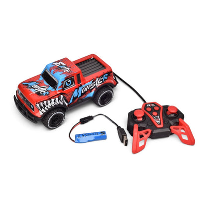 CAMIONETA PLASTICA CONTROL REMOTO DIM: 9.5*18.5*8.5CM