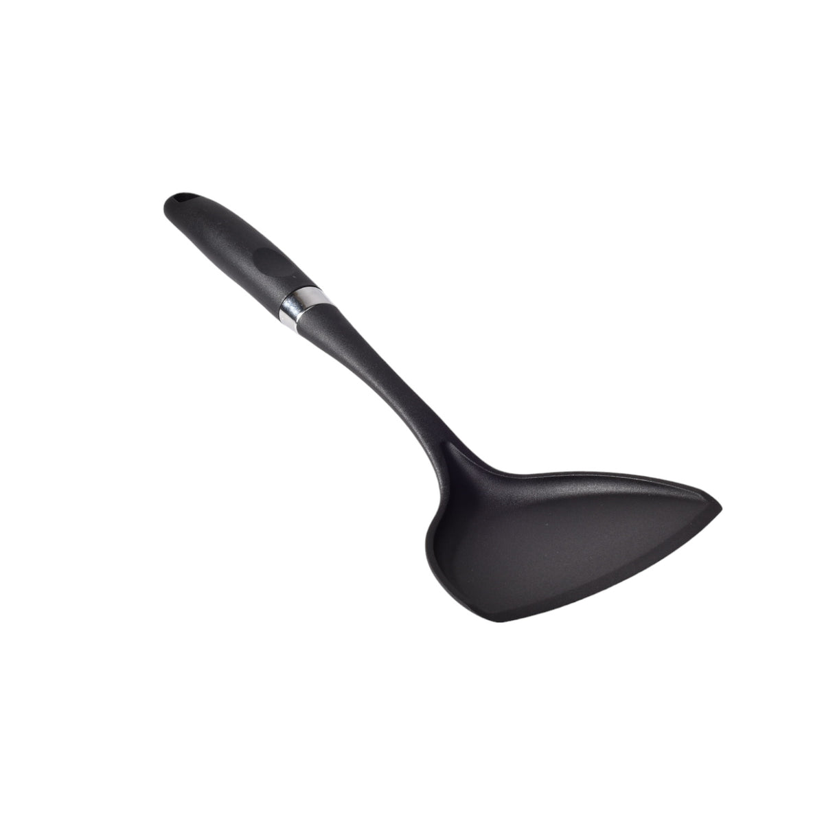 espatula pala silicona plastico utensilios cocina negro