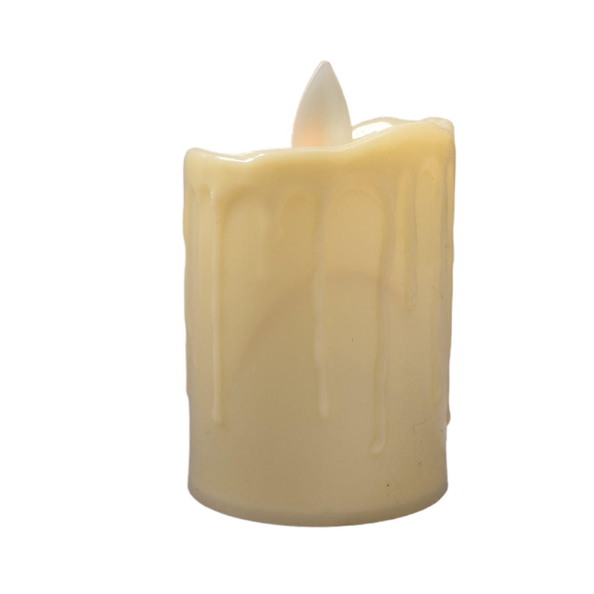 vela decorativa led de pila dim: 5x5x7