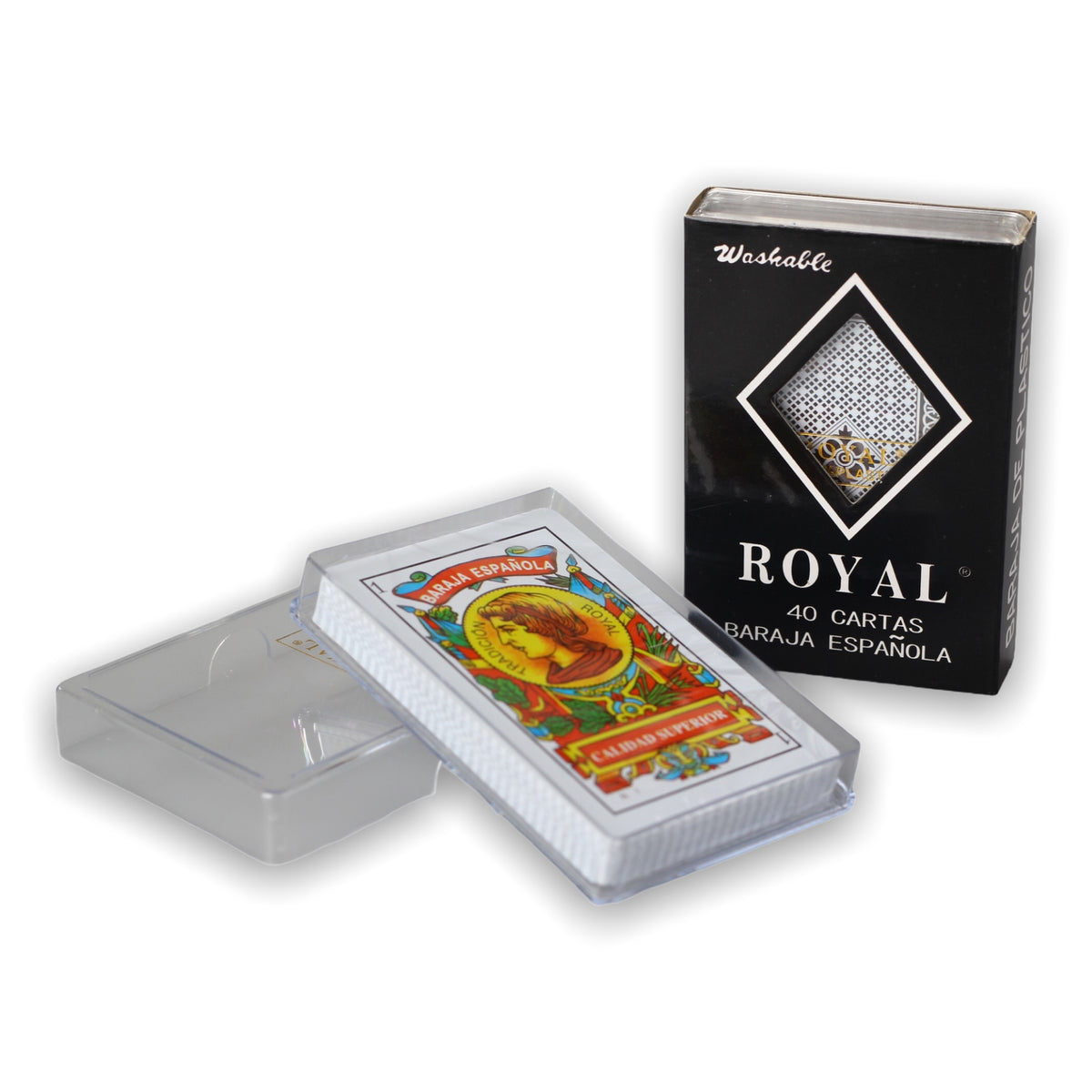 juego cartas naipe en plastico (m1049)