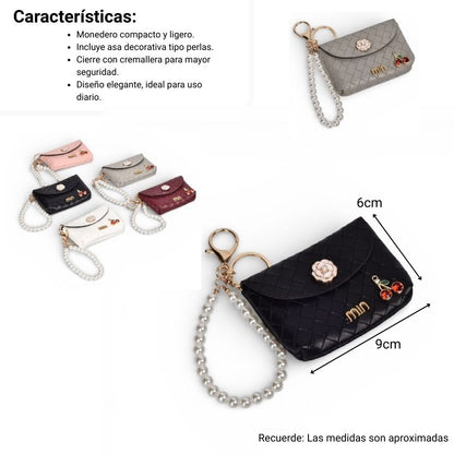 MONEDERO SINTETICO MUJER DIM:9X6X2