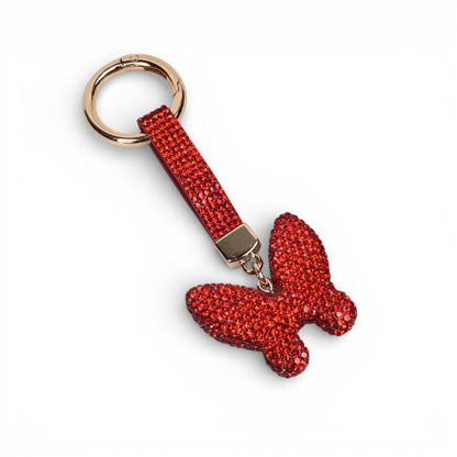 LLAVERO RESINAY METAL MARIPOSA DIM:5X5X1