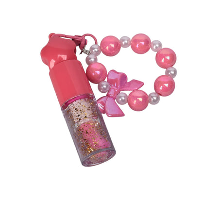 LLAVERO CON BRILLO PLASTICO DIM:8X2
