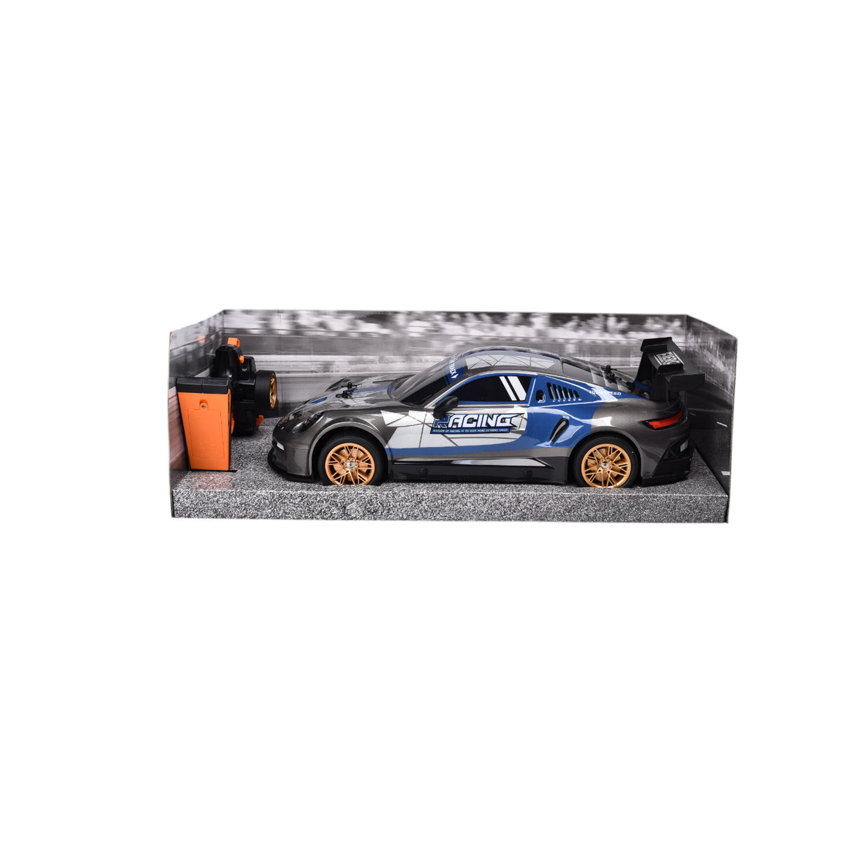 juguete carro deportivo con control remoto dim:56x24x19