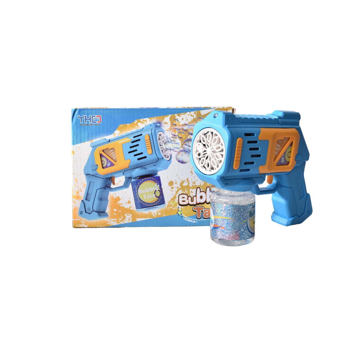 pistola de burbujas dim: 19*6*14cm