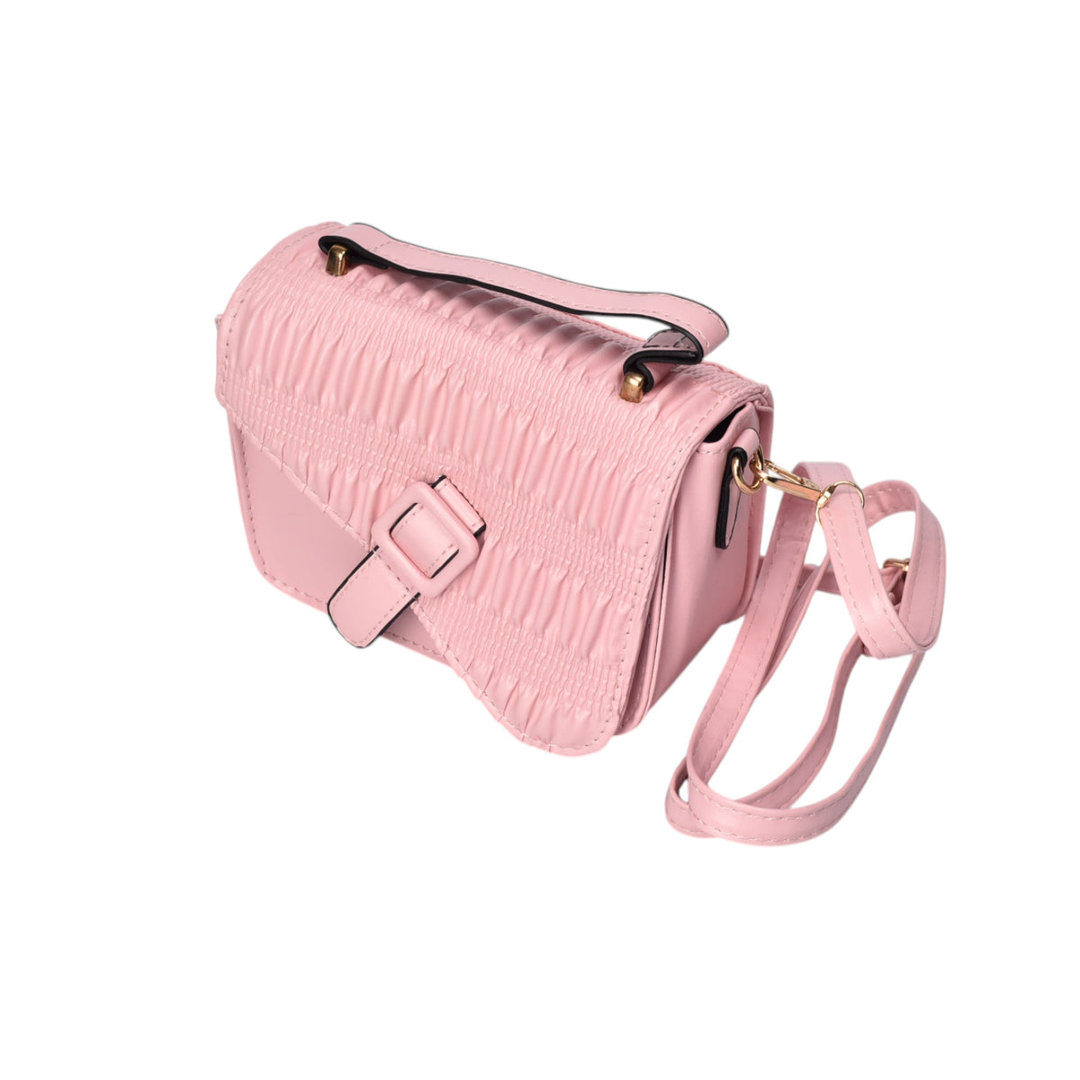 bolso cartera manos libres con correa dama sintetico dim:15x12x6