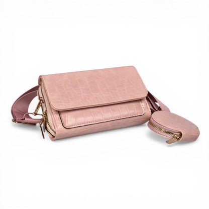 BOLSO PARA DAMA SINTETICO CON MONEDERO DIM: 19X13X6