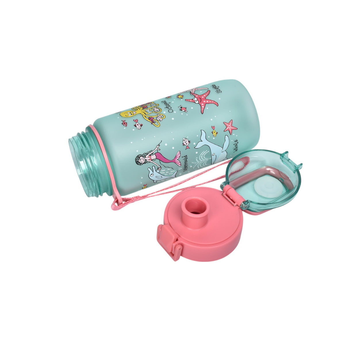 botella de agua 550ml plastica dim:7x7x19
