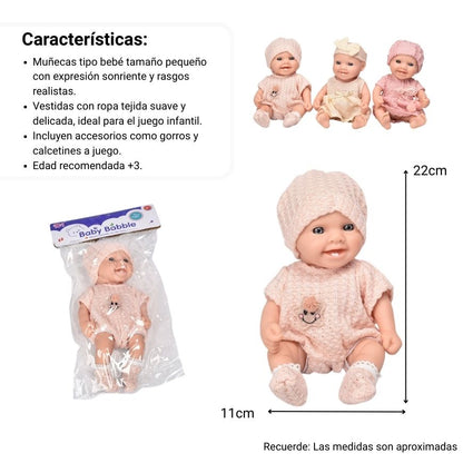JUGUETE BEBE MUÑECA REALISTA DE CAUCHO