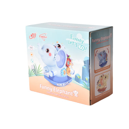JUGUETE ELEFANTE CON MOVIMIENTO LUCES Y SONIDO DE PLASTICO