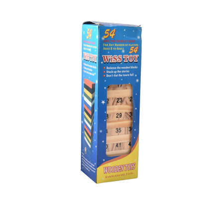 JUGUETE DE MESA JENGA MADERA DIM:8X8X23CM