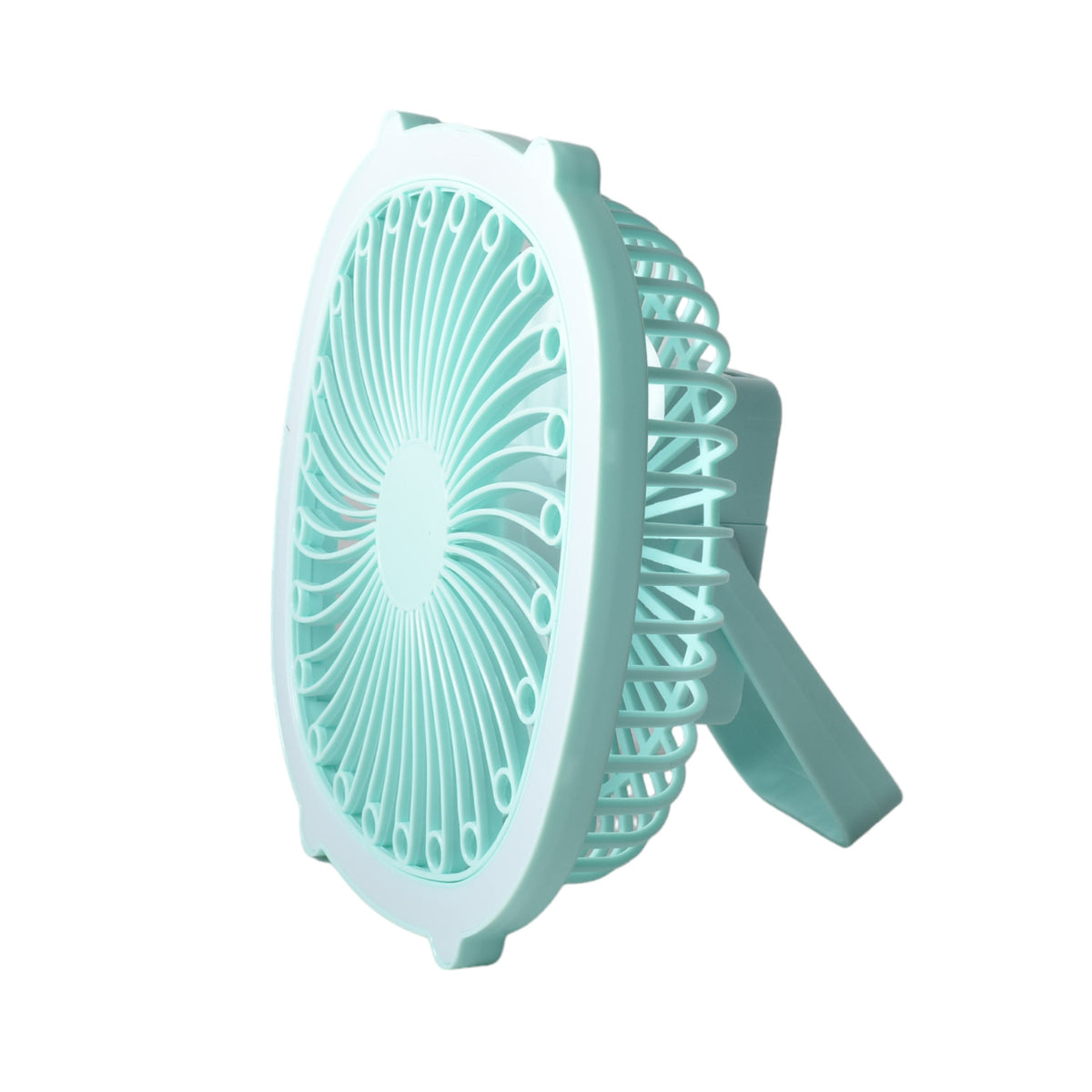 ventilador con cable usb recargable cuadrado varios colores