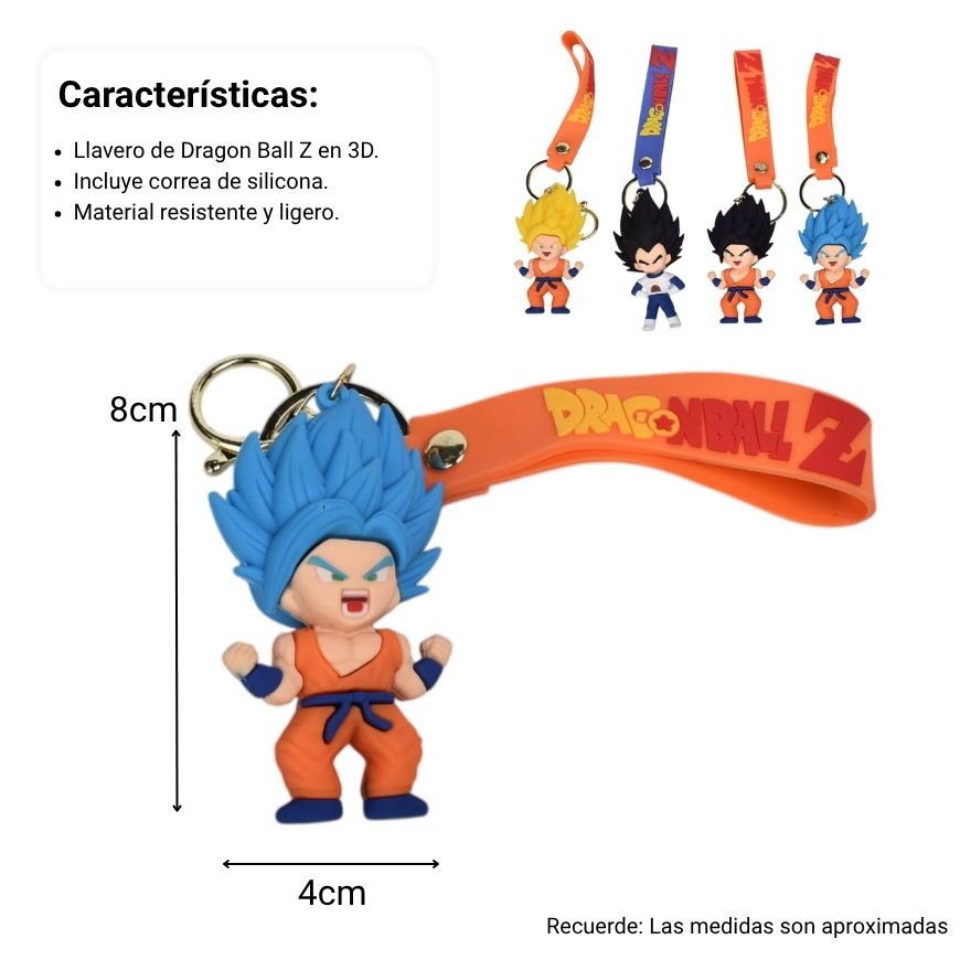 llavero goma personaje dim:8x4