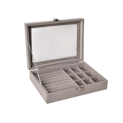 JOYERO CAJA ORGANIZADOR ESTUCHE SINTETICO DIM:20*15*4