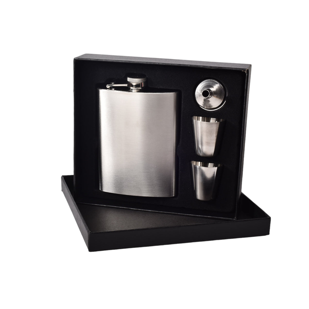 whiskera licorera plateada acero inoxidable con accesorios