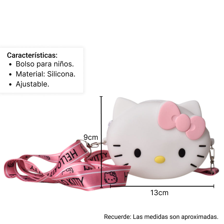 bolso de silicona pequeño personaje dim:12*9*3