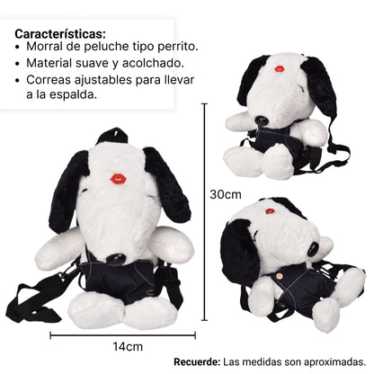 MALETA MORRAL PELUCHE PERSONAJE DIM:30X14X20