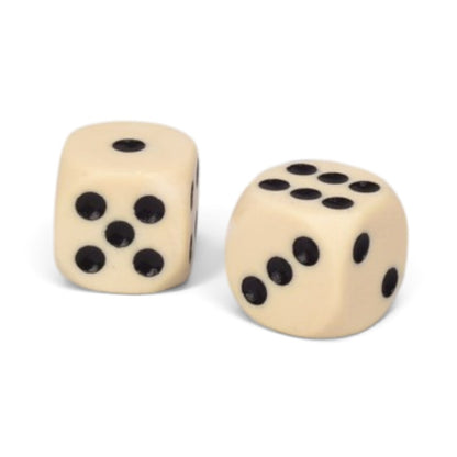 DADOS SET 100PCS PLASTICO DIM:1.6X1.6X1.6CM