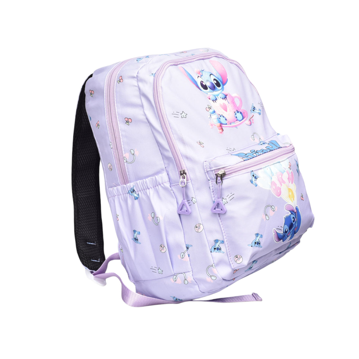 maleta morral con llavero poliester personaje dim:41x29x15