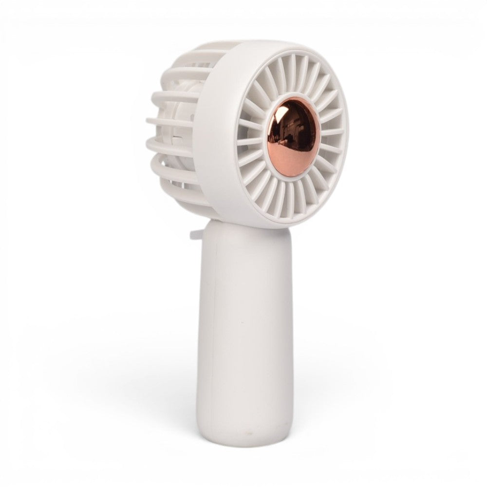 ventilador recargable plastico con cable usb dim:12x4cm