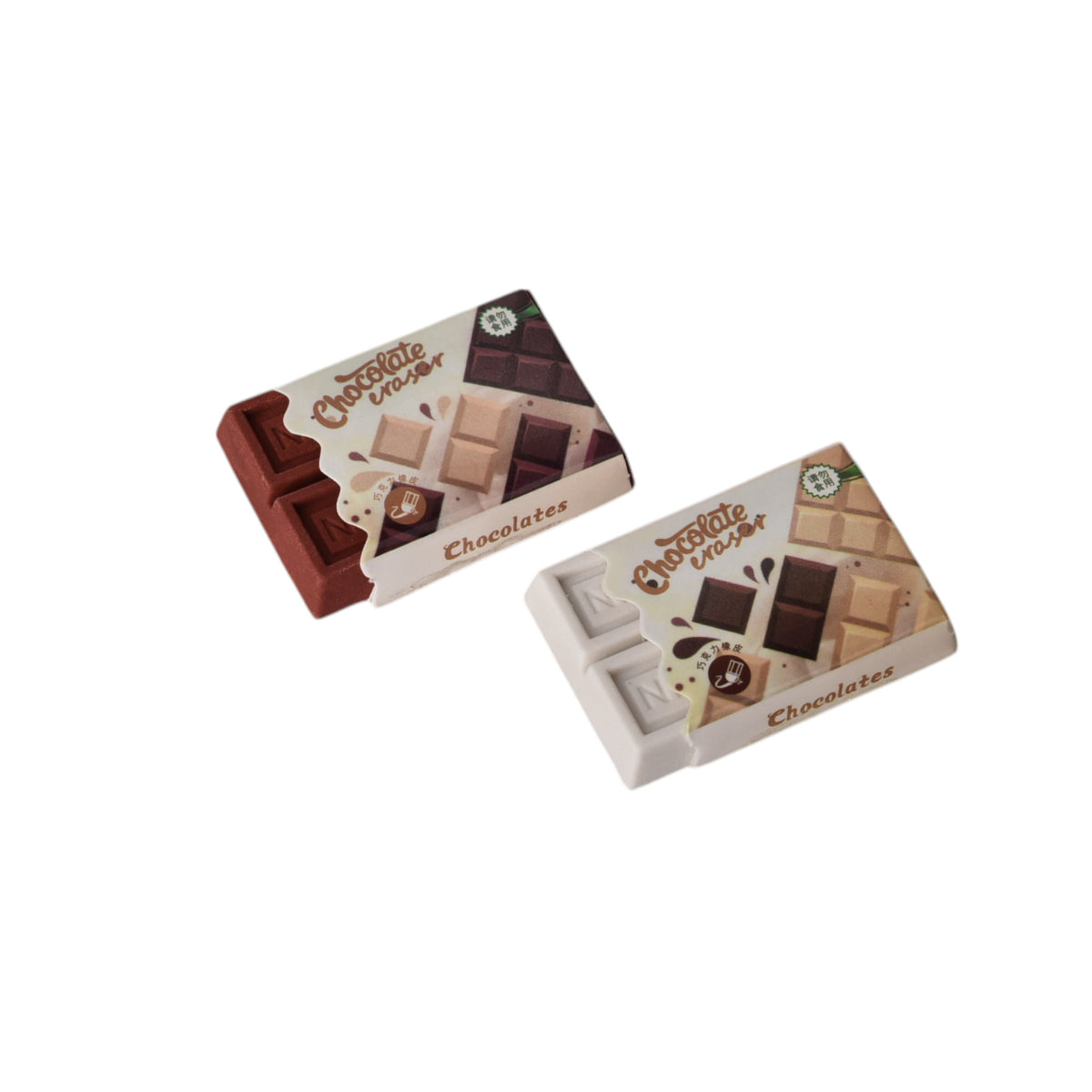 borrador goma unidad forma de chocolatina dim:4*3*1