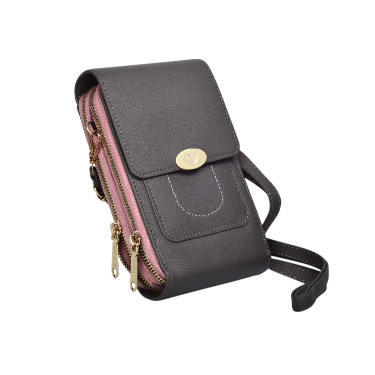 bolso billetera dama sintetico dim:20x11x5