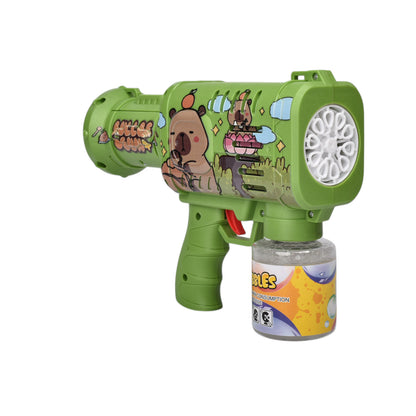 JUGUETE PISTOLA DE BURBUJAS CAPYBARA  PLASTICO DIM:15X6X21