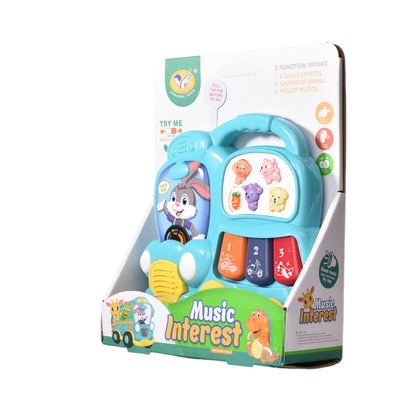 AUTOBUS PIANO JUGUETE MUSICAL BEBES  DIM:16x19x5