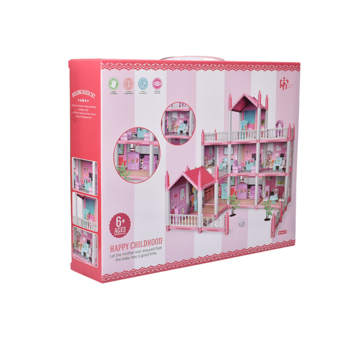 juguete casa de muñecas plastico niña armable dim:37x30x8