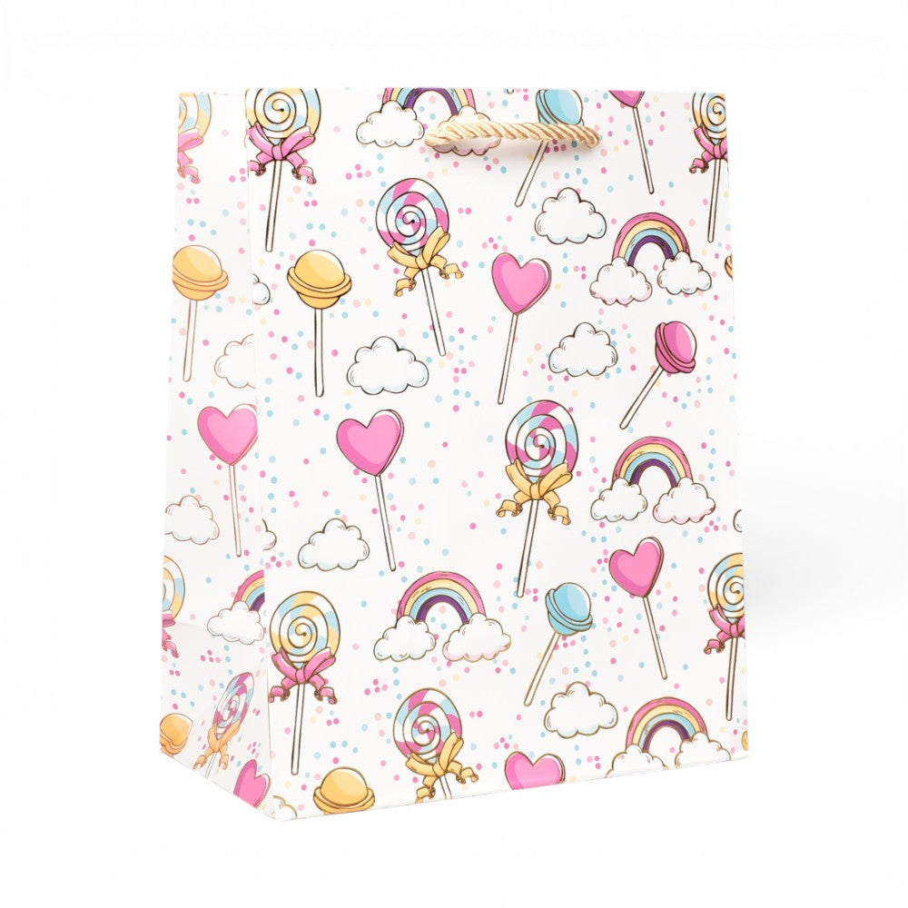 bolsa para regalo varios colores de papel dim:30x41x12