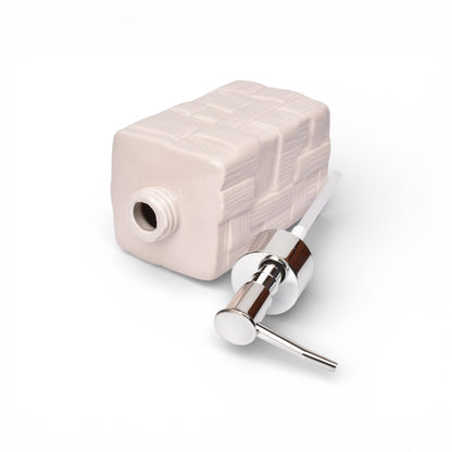 DISPENSADOR DE JABON LIQUIDO CERAMICA DIM:18X6X6
