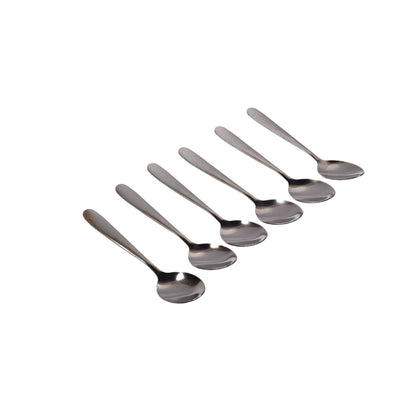 CUCHARA TINTERA LISA X 6UND EN ACERO DIM:15CM