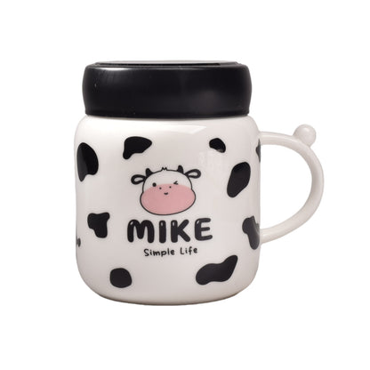 MUG EN CERAMICA POCILLO DE VACA DIM:8x12x11CM