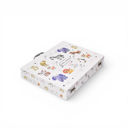 SET DE ARTE DE 78PCS PLASTICO DISEÑO ANIMALITOS DIM:23X30X5