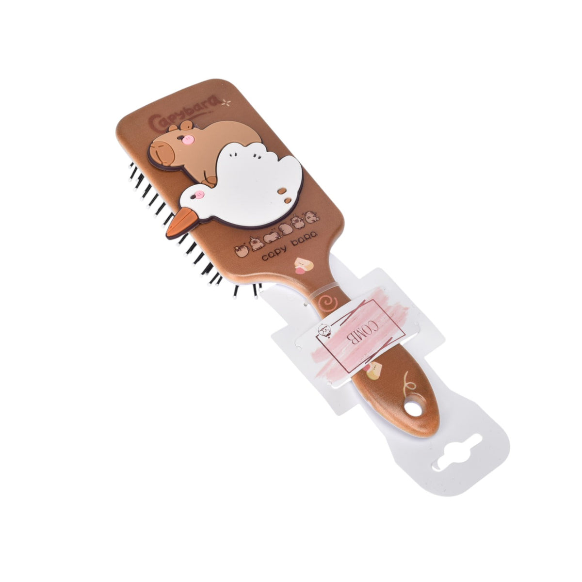 cepillo plastico cafe capybara dim:7x22x4