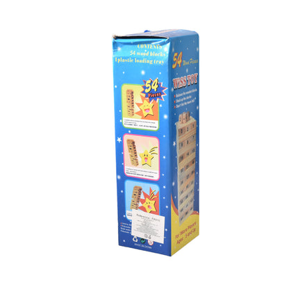 JUGUETE DE MESA JENGA MADERA DIM:8X8X23CM
