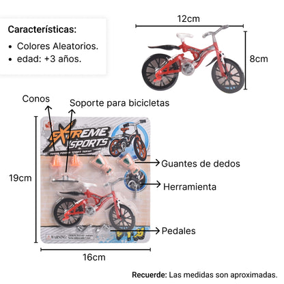 JUGUETE BICICLETA PEQUEÑA COLECCIÓN DIM:16.5X19X4.5CM