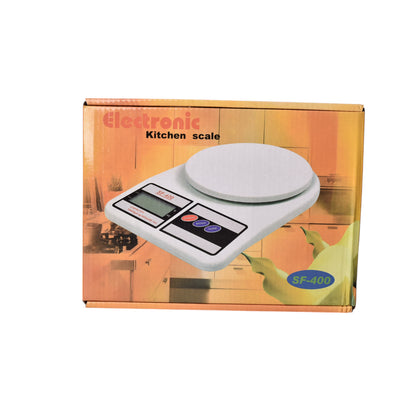 GRAMERA BALANZA PESA DIGITAL PLASTICO COLOR BLANCO DIM:15*22