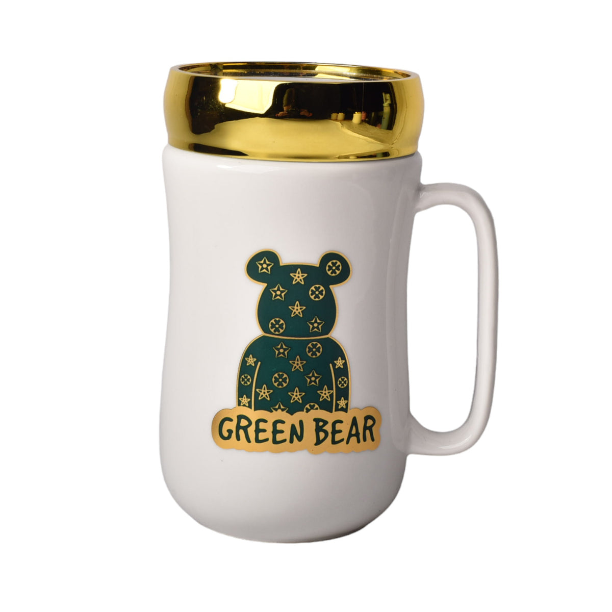 mug pocillo ceramica diferentes diseños con tapa de 400ml