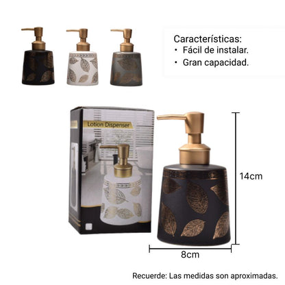 DISPENSADOR DE JABON LIQUIDO DIM:8x8x14