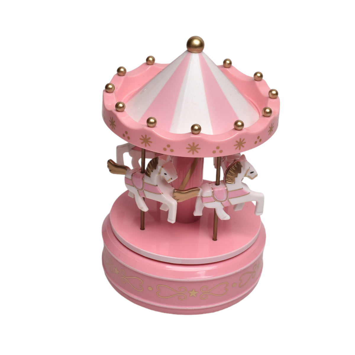 caja musical forma de carrusel