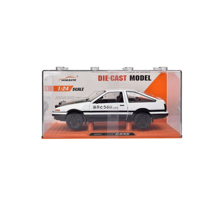 CARRO DE COLECCION METALICO CON ESTUCHE ACRILICO DIM:12 x 24 x 12 cm